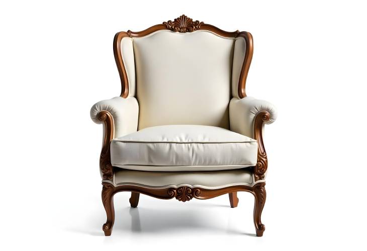 Chic Comfort Classic Armchair Displayed in Front View